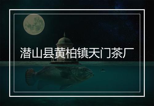 潜山县黄柏镇天门茶厂