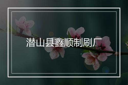 潜山县鑫顺制刷厂