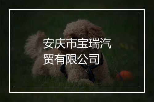 安庆市宝瑞汽贸有限公司