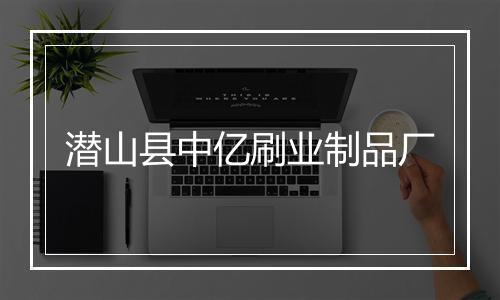 潜山县中亿刷业制品厂