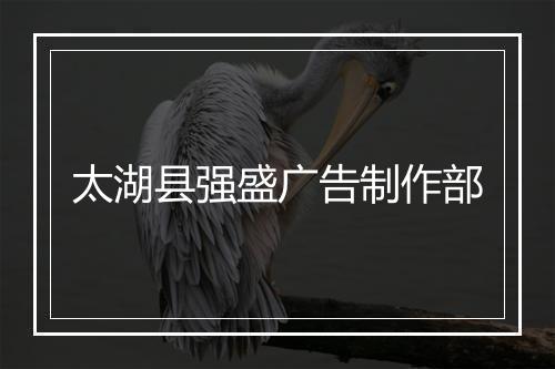 太湖县强盛广告制作部