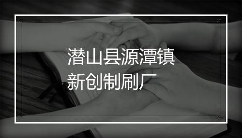 潜山县源潭镇新创制刷厂