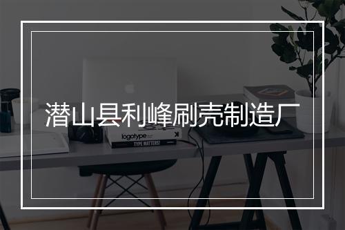 潜山县利峰刷壳制造厂