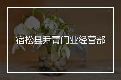 宿松县尹青门业经营部