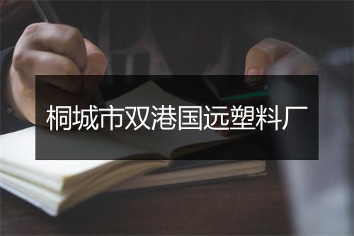 桐城市双港国远塑料厂