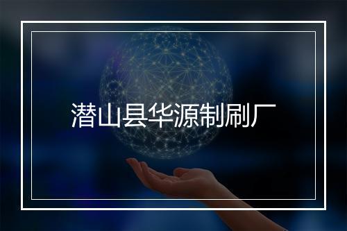 潜山县华源制刷厂