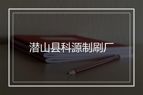 潜山县科源制刷厂