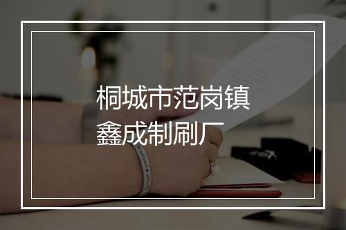 桐城市范岗镇鑫成制刷厂