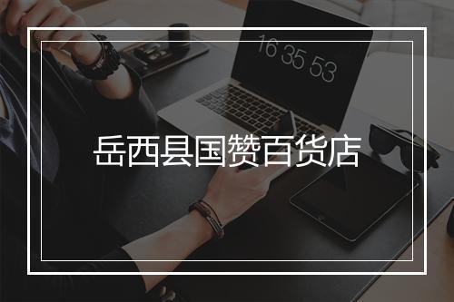 岳西县国赞百货店