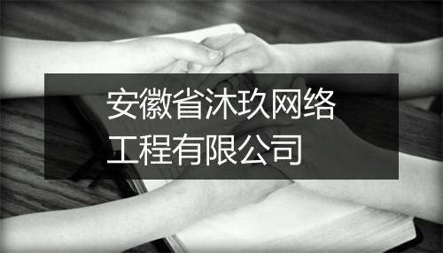 安徽省沐玖网络工程有限公司