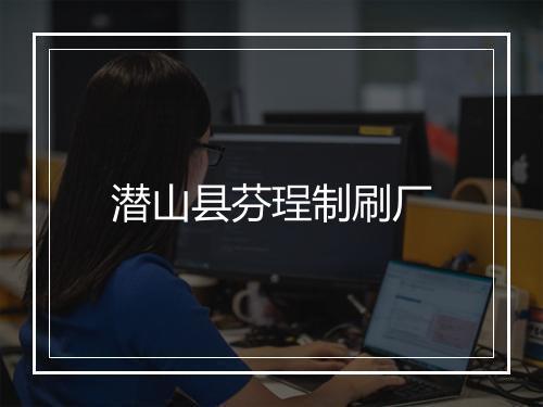 潜山县芬珵制刷厂