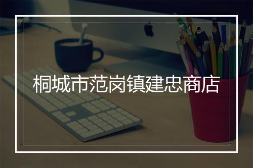 桐城市范岗镇建忠商店