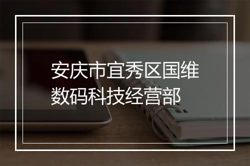 安庆市宜秀区国维数码科技经营部