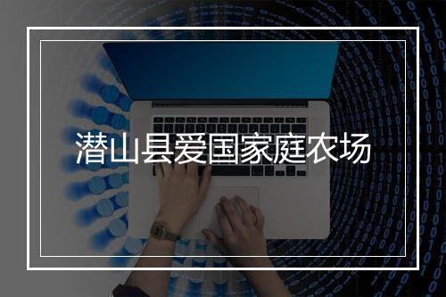 潜山县爱国家庭农场