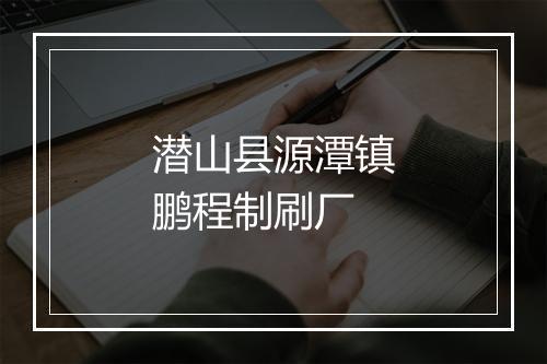 潜山县源潭镇鹏程制刷厂