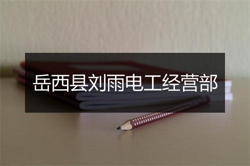 岳西县刘雨电工经营部