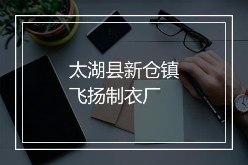 太湖县新仓镇飞扬制衣厂