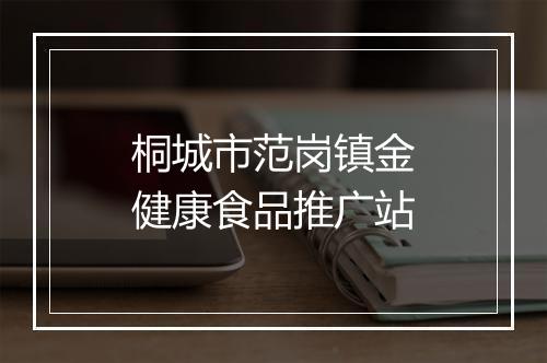 桐城市范岗镇金健康食品推广站