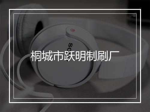 桐城市跃明制刷厂