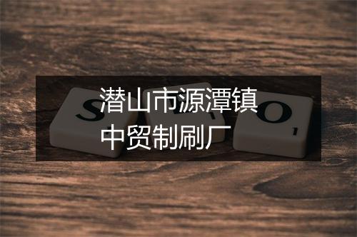 潜山市源潭镇中贸制刷厂