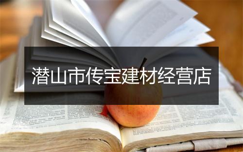 潜山市传宝建材经营店