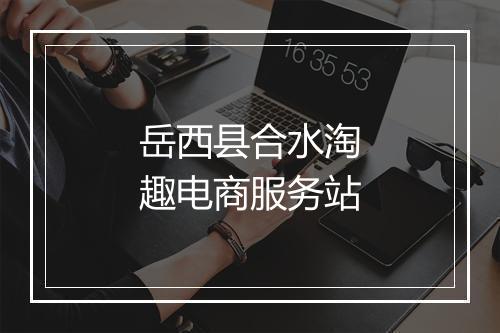 岳西县合水淘趣电商服务站