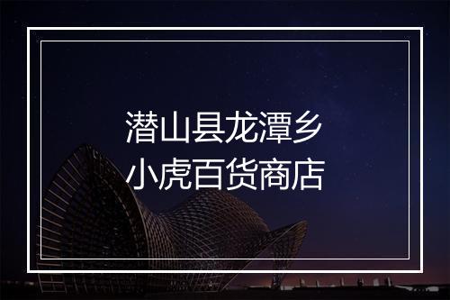 潜山县龙潭乡小虎百货商店