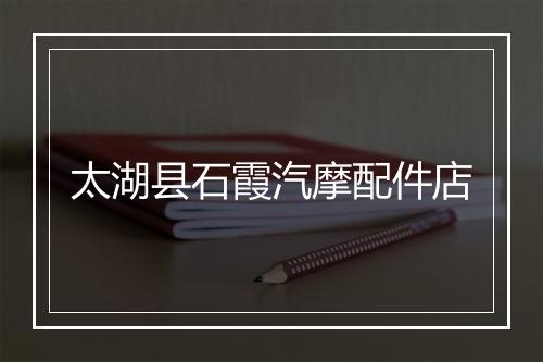 太湖县石霞汽摩配件店