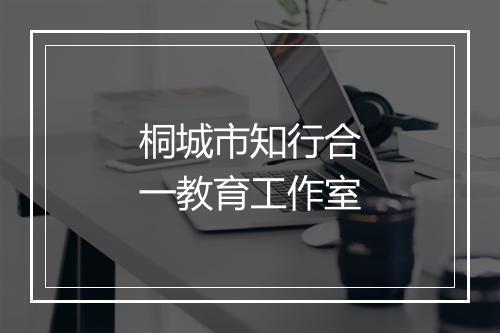 桐城市知行合一教育工作室
