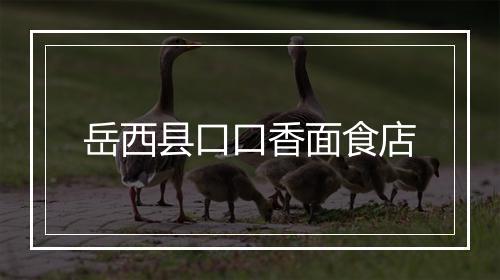 岳西县口口香面食店