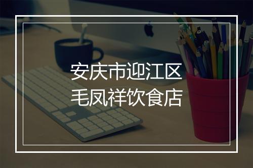 安庆市迎江区毛凤祥饮食店
