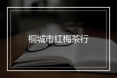 桐城市红梅茶行