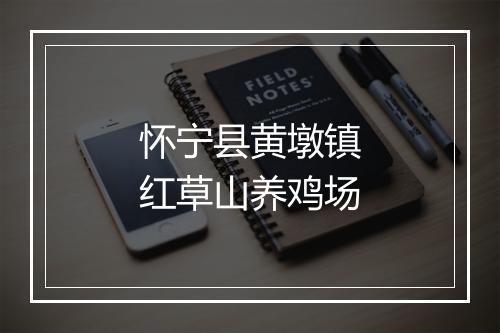 怀宁县黄墩镇红草山养鸡场
