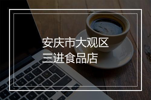 安庆市大观区三进食品店