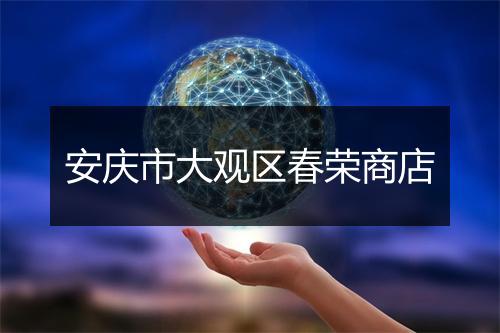 安庆市大观区春荣商店