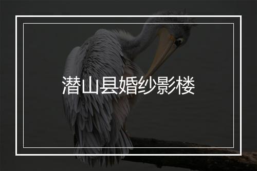 潜山县婚纱影楼