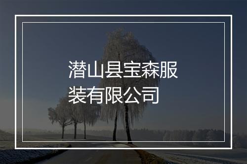 潜山县宝森服装有限公司
