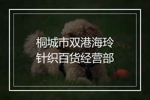 桐城市双港海玲针织百货经营部