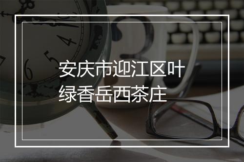 安庆市迎江区叶绿香岳西茶庄