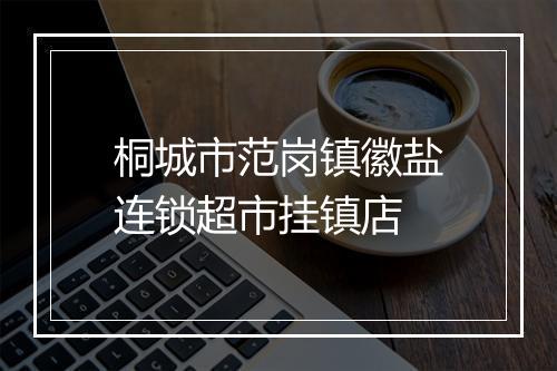 桐城市范岗镇徽盐连锁超市挂镇店