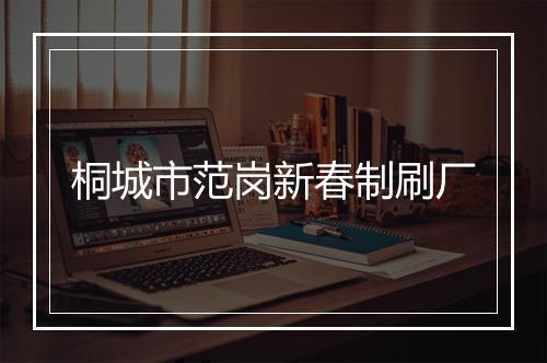 桐城市范岗新春制刷厂