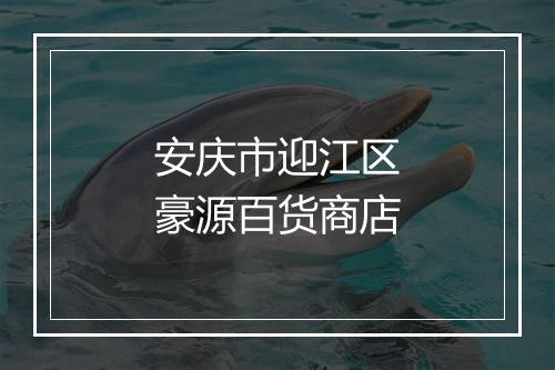 安庆市迎江区豪源百货商店