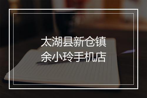 太湖县新仓镇余小玲手机店