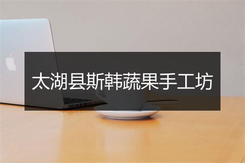 太湖县斯韩蔬果手工坊
