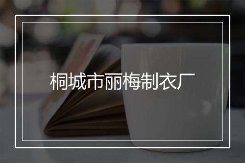 桐城市丽梅制衣厂