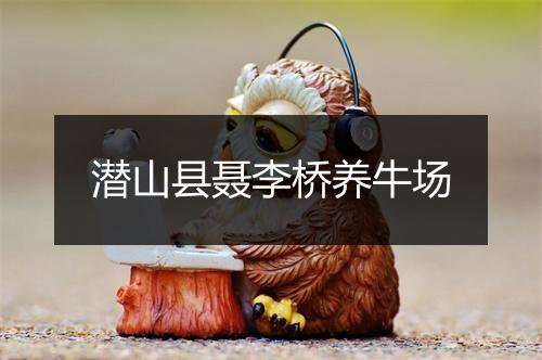 潜山县聂李桥养牛场