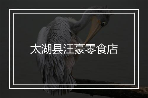 太湖县汪豪零食店