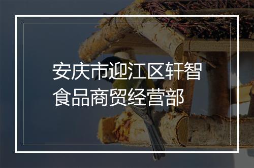 安庆市迎江区轩智食品商贸经营部