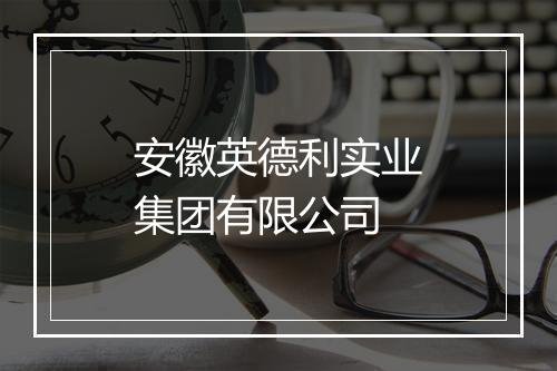 安徽英德利实业集团有限公司