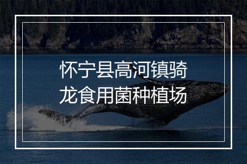 怀宁县高河镇骑龙食用菌种植场